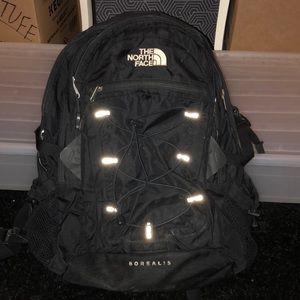 North Face Black Borealis Backpack